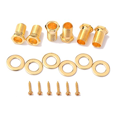Non-brand 6 Mécaniques pour guitare électrique d’accordage de guitare Ratio : 1 : 18 pour LP - Les Beatles, Paul McCartney, John Lennon, RIngo Starr, George Harrison Non-brand 6 Mécaniques pour guitare électrique d'accordage de guitare Ratio : 1 : 18 pour LP – Image 7