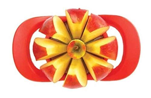 Image of Apple Cutter /Slicer with 8 Blades Heavy Plastic and Stainless Steel Blades Fruit Slicer Pack of 1