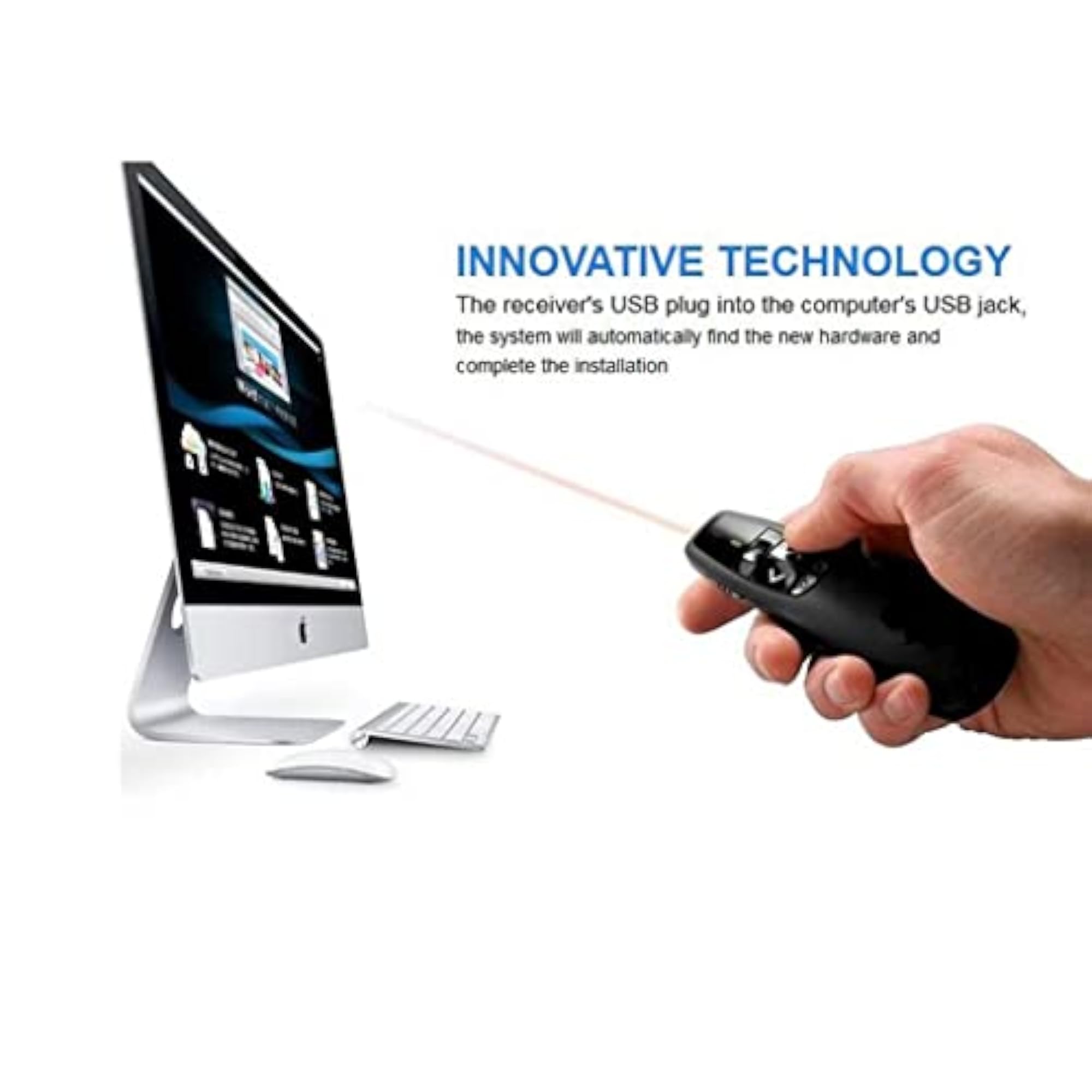 2.4Ghz USB R400 Wireless Presenter Laser Pointer