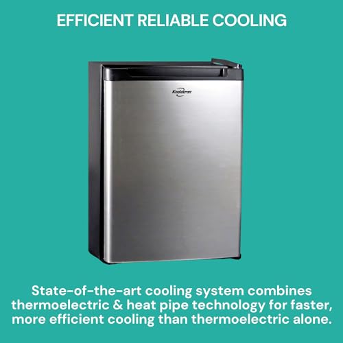Koolatron KCR45B Mini Fridge For Office Small Refrigerator 1.7 Cu Ft Portable Fridge Thermoelectric Cooler Mini Refrigerator Skincare Fridge Mini Fridge thumb #4