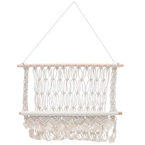 Hamac de rangement macramé pour en finir avec le désordre des jouets au sol