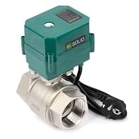 U.S. Solid Motorisierter Kugelhahn 220V AC mit Stecker 1-1/2 Zoll DN40, stromlos offen, 2-wege Edelstahl-Elektrokugelhahn, automatische Rückkehr – Ansicht 6