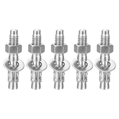DTGN chevilles coin 3/8" x 2-1/4" acier inox 5 pieces