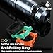 12Pcs Anti Roll Ring for Tattoo Gun Pen Machine Protector Anti Roll Device,Pure Food Grade Silicone,Tattoo Kit Shockproof Ring Anti Rolling & Falling Off for Tattoo Supply Kit Accessories,3 Color Mix