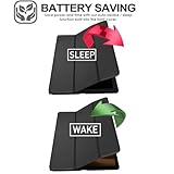 TECHGEAR Smart Case for Samsung Galaxy Tab S9 FE Plus (S9 FE+) 12.4" 2023 (SM-X610 / SM-X616) PU Leather Slim Smart Case Stand Cover with Corner Protection [Auto Wake/Sleep] Soft TPU Holder - Black - Image 2