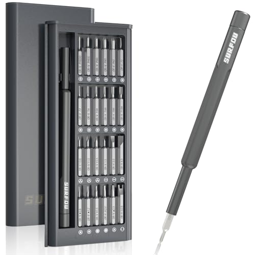 25 EN 1 Juego de Destornilladores Precision, Kit de Herramientas Portátil Pequeños Magnéticas Puntas de Destornillador para iPhones, Switch, PS4, PS5, Xbox, PC, Mac, Laptop, Ordenador, Gafas, Cámara
