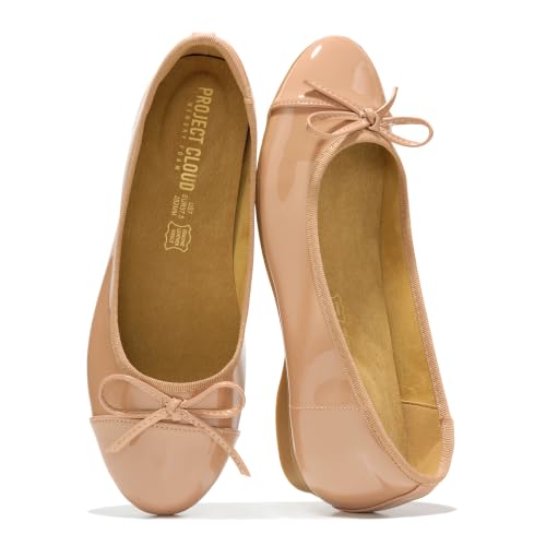 Image of Project Cloud Ballet Flats for Women - Leather Insole Womens Flats Shoes