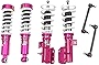 Godspeed MSS0236-B MonoSS Coilover Lowering Kit, Fully Adjustable, Ride Height, Spring Tension And 16 Click Damping, compatible with Subaru Crosstrek (GT) 2018-21