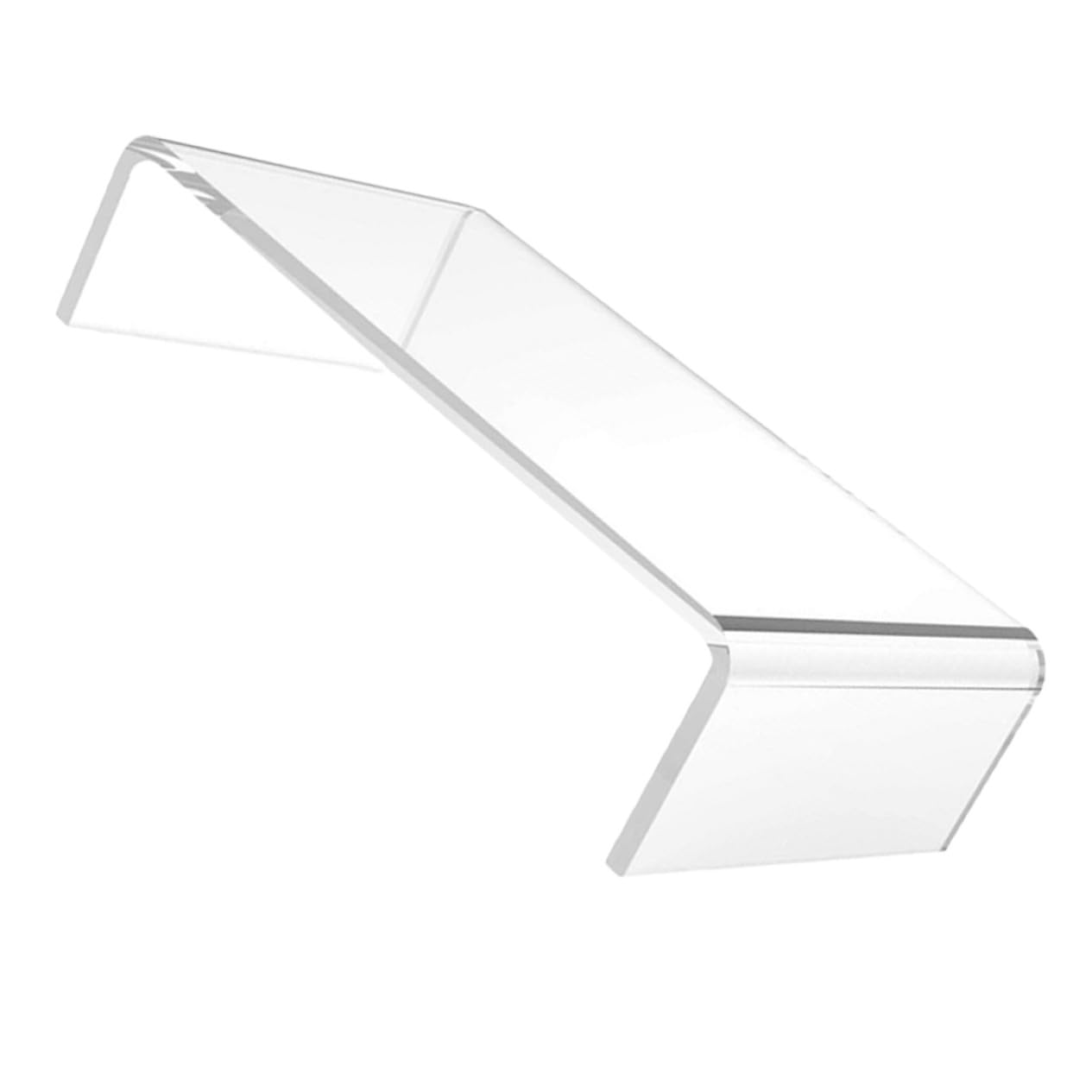 Supporto per Computer da Scrivania in Acrilico Trasparente Base Rialzata per Monitor e Laptop Ergonomico per Ufficio Dimensioni Grandi Resistente e Stabile per Posizione