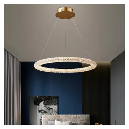 Lustre en cristal K9 nordique et aluminium haut de gamme pour salon