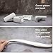 Roving Cove Slimfit Corner Edge Protector for Baby Proofing (Small 18ft Edge 8 Corners), Furniture Safety Bumper Guard, Soft NBR Rubber Foam, 3M Adhesive, Oyster White (Off White)