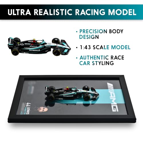 Image of CodersParadise 3D F1 Racing Wall Art Frame - W15 Inspired Black & Silver Open Wheel Formula Model Display - Motorsport Decor for Bedroom Office Garage Man Cave - Racing Gift for Car Enthusiasts & Collector