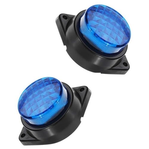 Feu de côté LED bleu 24V pour sécuriser les trajets de nuit en camion Freightliner
