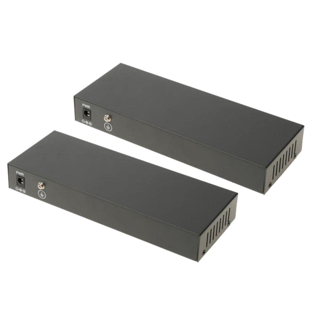 CLUB BOLLYWOOD® 2Pack 9Ports Power Over Ethernet PoE Injector Switch 10/100bps PoE + Uplink Port 4,5+/7,8- Support 12V 24V 48V - IEEE 802.3af/at | Network Switches | Network Switches-image-47