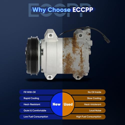 Image of ECCPP AC Compressor Fast Cooling Fit for Suzuki V6 XL-7 2.7L 2003 2004 2005 2006 Air Conditioning Compressor