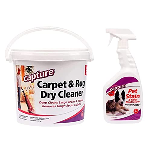 Capture Carpet & Rug Dry Cleaner Pet Stain & Odor