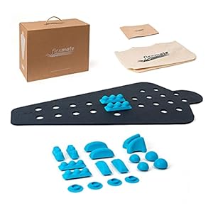 Flexmate weltweit erste Faszienmatte die Verspannungen & Schmerzpunkte behandelt | Therapie Matte mit 3 verschiedenen…