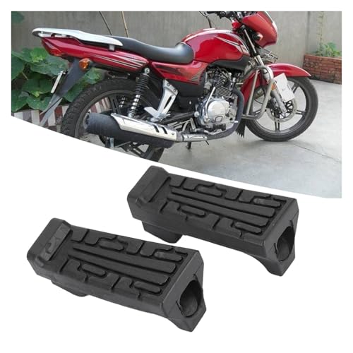 Repose-pieds de moto pour YBR 125 en caoutchouc robuste antidérapant