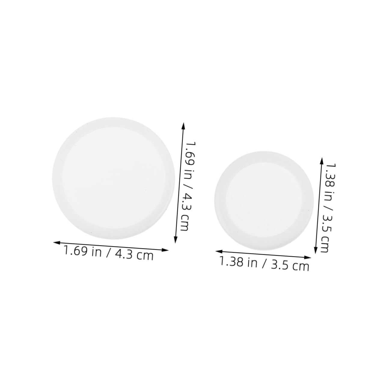 SOLUSTRE Spare Parts Kit for Diaphragm Cover in PVC Universal Head Protector Sound for Child Easy Replacement