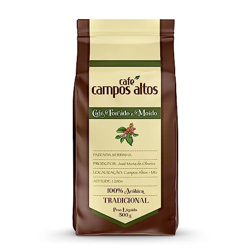 Café Campos Altos, Café Tradicional Torrado e Moído, 500g