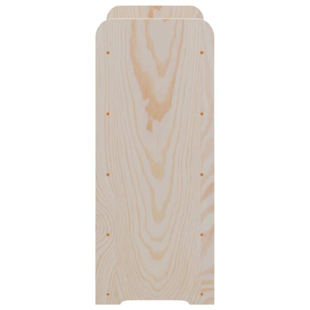 Porte-vin en bois massif de pin 67,5 x 25 x 60 cm