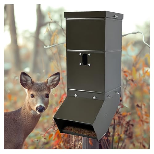 KUAFU Tree Deer Feeder with Waterproof Cover and Straps