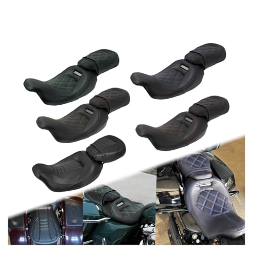 Asiento motocicleta para dos personas Touring Road King Electra Glide FLTRX 09-23 2