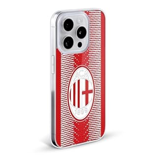 Head Case Designs Licenza Ufficiale AC Milan Home Kit per Stemma 2023/24 Custodia Cover in Morbido Gel Compatibile con Apple iPhone 7/8 / SE 2020 & 2022