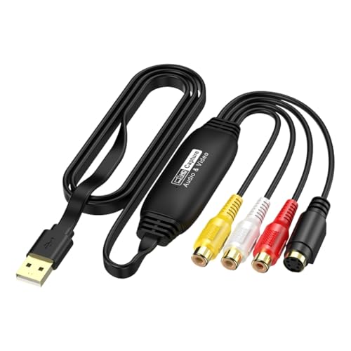 Tarjeta de captura de vídeo USB para digitalizar cintas VHS y VCR en el ordenador