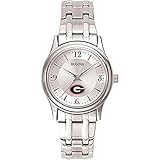 Bulova Women's Georgia Bulldogs UGA Watch Silver Circle II