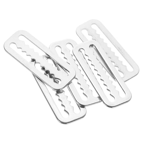 BESPORTBLE Stainless Steel Diving Belt Buckle Serrated Diving Clip for Diving Weights Scuba Gear Clip Weight Belt Retainer for Scuba Diving