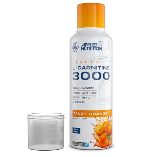 Applied Nutrition Weight Loss Fat Burner L-Carnitine Liquid 3000 (480 Ml Tangy Orange)