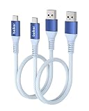 【Transferencia rápida de datos de 10 Gbps】 El cable Belker usb3.1 gen 2 admite la transmisión de datos SuperSpeed de 10 Gbps, que es 2 veces más rápido que USB 3.0 (5 Gbps). Sincronice las películas 4K, toda la biblioteca de fotos o más de 100 álbumes de música desde su teléfono a su PC / SSD externo en solo segundos. El cobre estañado de hebras múltiples de alta calidad y el blindaje de señal de tres capas hacen que la transmisión de datos sea más estable.