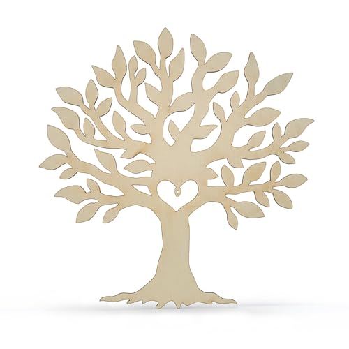 Arbre généalogique en bois Love Grows Here pour centre de table rustique