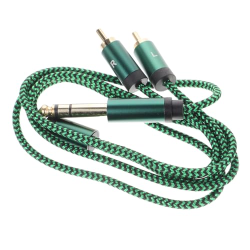 Vaguelly 6.35mm Guitar Patch Cable Amp Cord for Electric Guitar Sturdy Instrument Cable Secure Connectors -  2143JWX07GQ9A0