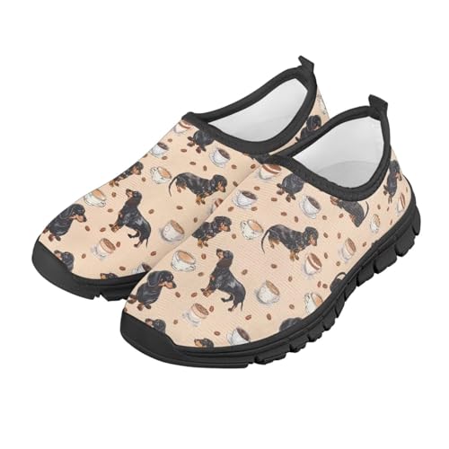 School Sneakers for Girls Animal Print Breathable Mesh Running Shoes Lightweight Slip on Tennis Shoe2
