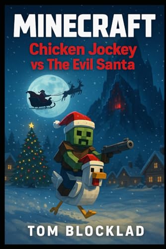 MINECRAFT: Chicken Jockey vs The Evil Santa: Unofficial Books Christmas Story for Kids