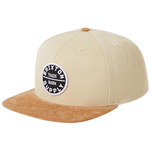 [ブリクストン] OATH III SNAPBACK スナップバックキャップ 帽子 10777 SAND/LIGHT BROWN CORDUROY 25FW 日本代理店正規品