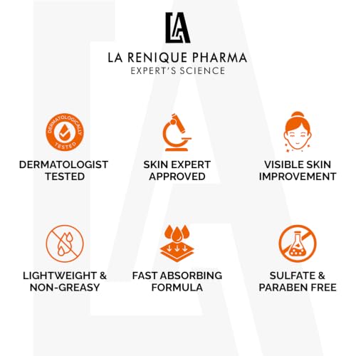 Image of LaReniquePharma 10% Vitamin C Face Serum | Brightening & Radiance Support | Helps Improve Skin Texture & Even-Looking Tone | Dermatologically Inspired, 30 ml