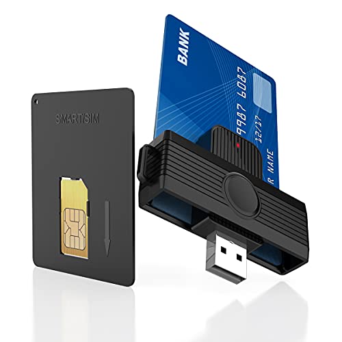 Lectores De Tarjetas Lector de Tarjetas de Identificación Lector de Tarjetas Inteligentes USB Lector de Tarjetas SIM DOD Lector de Tarjetas CAC...
