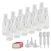 Fine Mist Spray Bottles,KAKOO 12 Pcs Transparent Travel Bottle Toiletries Liquid Containers for Cosmetic Makeup