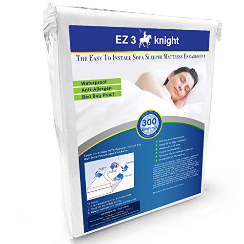 EZ3 Knight Mattress Encasement - Quality Mattress Protector Designed with 100% Waterproof, Virus
