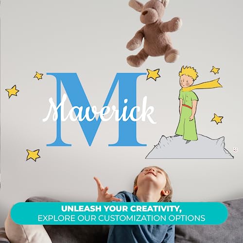 Decoración de pared personalizada EGD El Principito y estrellas miniatura 2