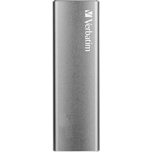 VERBATIM Vx500 - Disque SSD - 120 Go - Externe (Portable) - USB 3.1 Gen 2 (USB-C connecteur) - Gris 47441 Argent