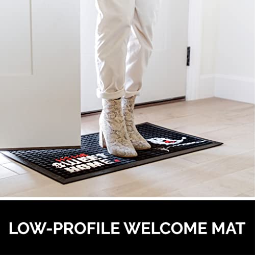 Broccoli Bay All-Weather Doormat, Durable Natural Rubber, Stain And Fade Resistant, Low Profile, Outdoor, Indoor Door Mats, Home Sweet Home, Easy Clean Patio Entrance Mat #TOP3