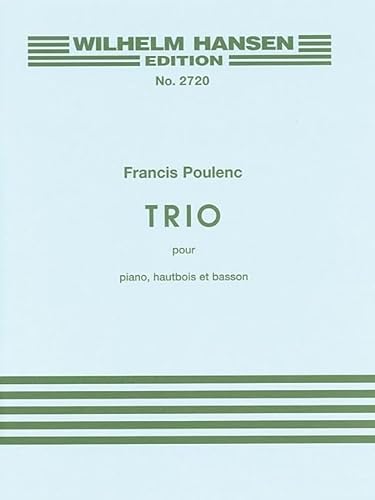 Trio for Piano, Oboe and Bassoon (Wilhelm Hanswn Edition Nr)