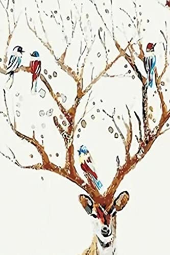 Kit de broderie point de croix cerf pour un après-midi créatif en famille