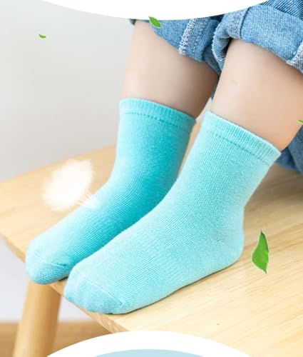 CHUNG toddler non-slip cotton socks anti skid with grip bottom Little Boys Girl Kids Children 12 pairs4