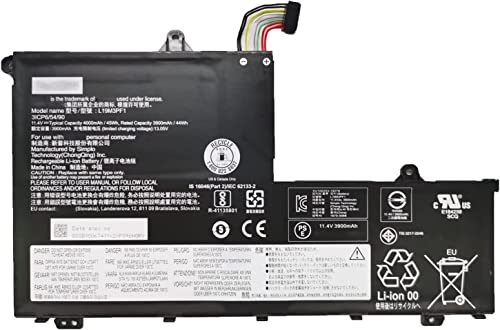 Batterie L19L3PF1 pour ThinkBook 15-IML, Idéale pour le Télétravail
