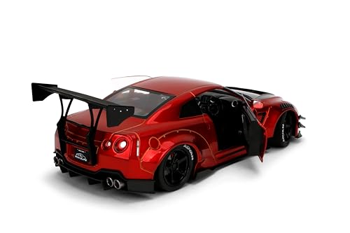 Image of Jada Pink Slips Nissan GT-R (R35) with Liberty Walk Body Kit 2.0 1 /18th Scale Die-Cast car